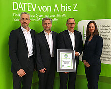 DATEV Kompetenzpartner - Urkundenüberreichung an die Netzwerker-Dresden GmbH
